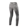 Jeans Uomo Revit Piston 3 Skinny Grigio Medio Used L36 Allungato