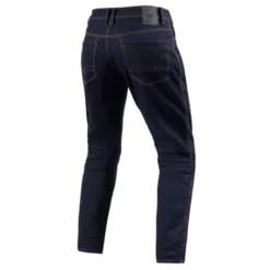 Jeans Uomo Revit Reed Sf Blu Scuro Slavato L36 Allungato