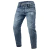 Jeans Uomo Revit Rilan TF Blu Medio Vintage L32 Accorciato