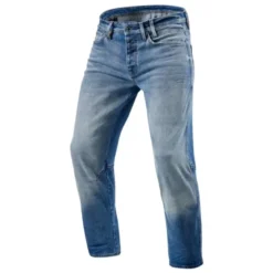 Jeans Uomo Revit Salt Tf Blu Medio Slavato L34 Standard