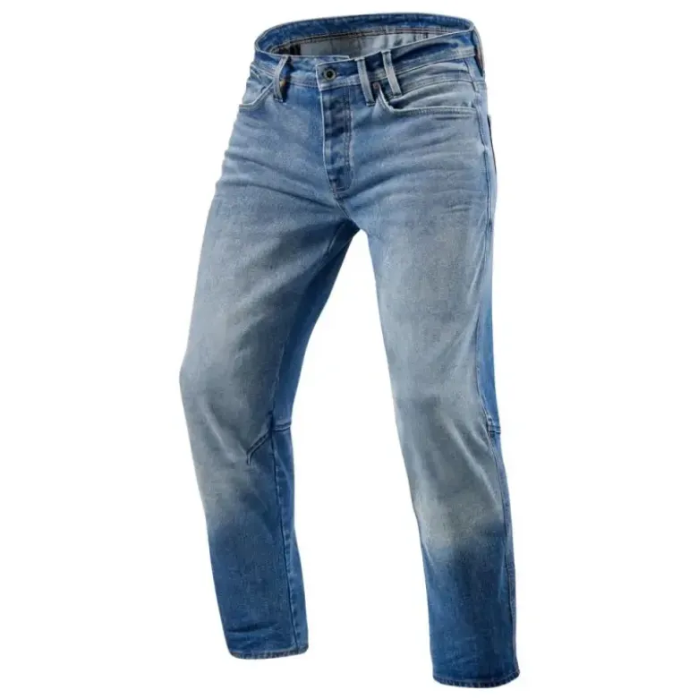 Jeans Uomo Revit Salt Tf Blu Medio Slavato L34 Standard