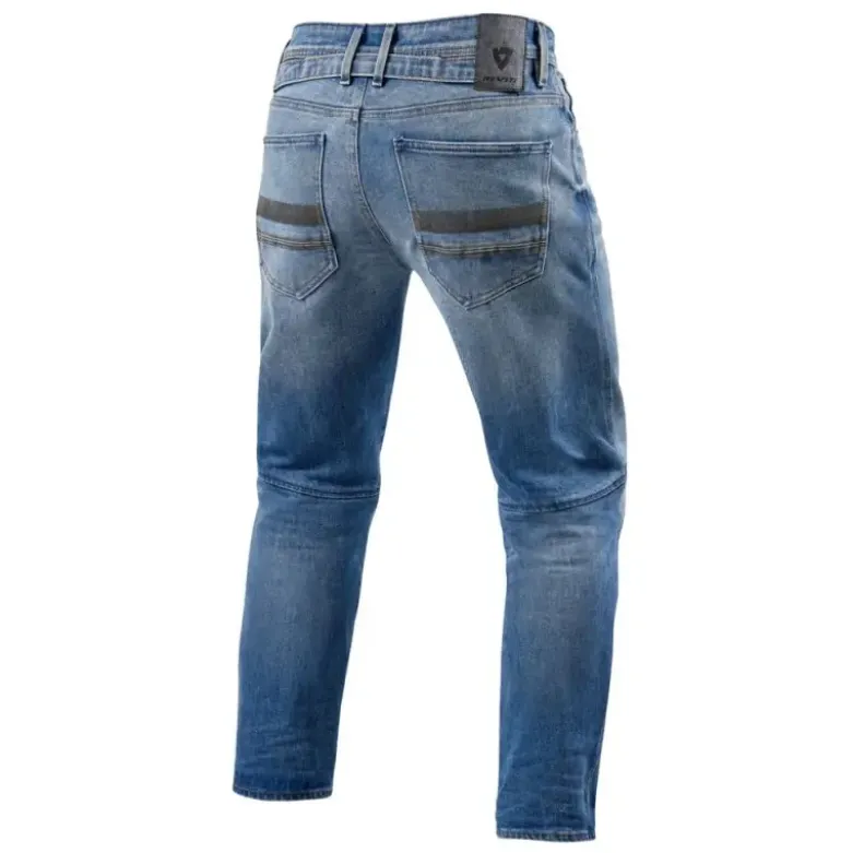 Jeans Uomo Revit Salt Tf Blu Medio Slavato L34 Standard