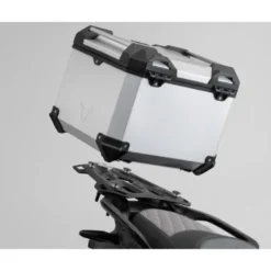 Kit Attacco e Bauletto Sw-Motech TRAX ADV 38 Litri Argento
