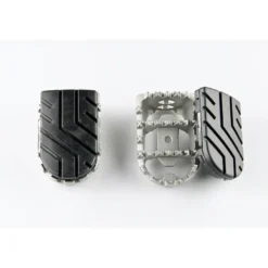 Kit pedane regolabili ION Sw-Motech Argento. Kawasaki Versys 1100 (24-).