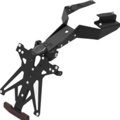 Kit Porta Targa Regolabile Con Catadiottro E Luce Targa KTARFA101A1 Lightech
