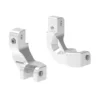 Kit Sposta Isotta Pedali Passeggero Per Moto Guzzi V100 Mandello S Argento