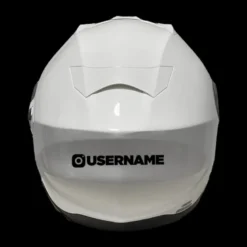 Kit Sticker Social per Casco Rosso Cromato