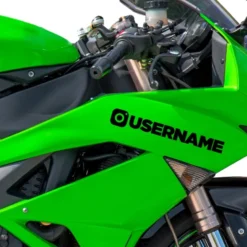 Kit Sticker Social per Moto Carbonio