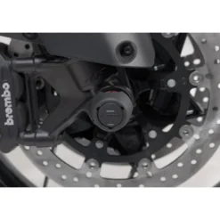 Kit tamponi di protezione per asse anteriore Nero. Modelli KTM Adventure, Husqvarna Norden 901.