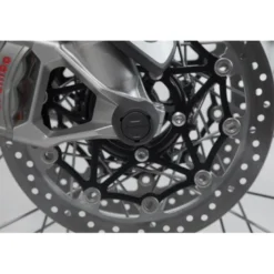 Kit tamponi di protezione per asse anteriore Nero. Modelli Triumph, Honda, Yamaha.