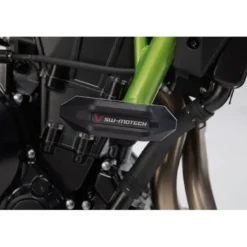 Kit tamponi di protezione per telaio Nero. Kawasaki Z650 (16-) / Z650RS (21-).