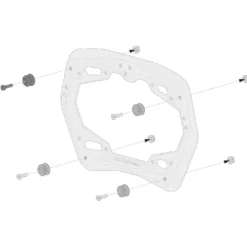 Kit Valigie e Supporti Sw-Motech AERO ABS 2x25 Litri KFT.01.400.60101/B