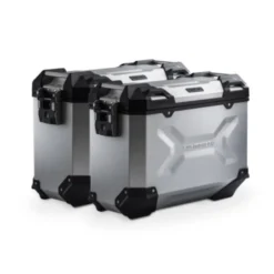 Kit Valigie e Supporti Sw-Motech Alluminio TRAX ADV Argento KFT.22.114.70102/S