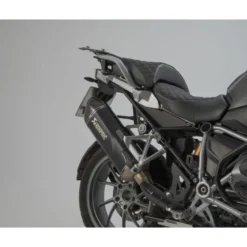 Kit Valigie e Supporti Sw-Motech TRAX ADV + Akrapovic 45 37 Litri Nero KFT.07.664.72000/B