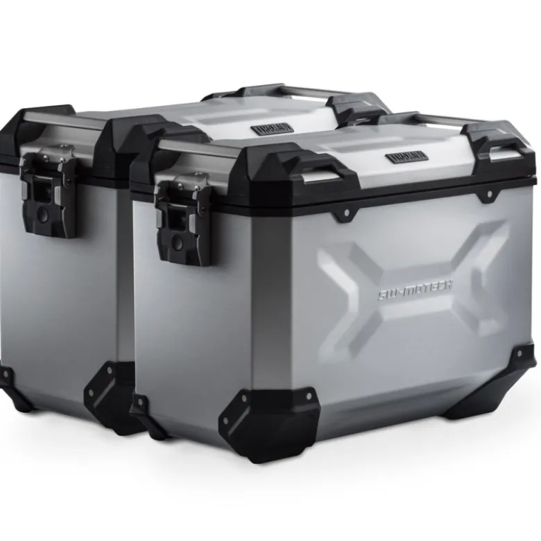 Kit Valigie e Supporti Sw-Motech TRAX ADV Argento 45/45 Litri KFT.01.841.70100/S