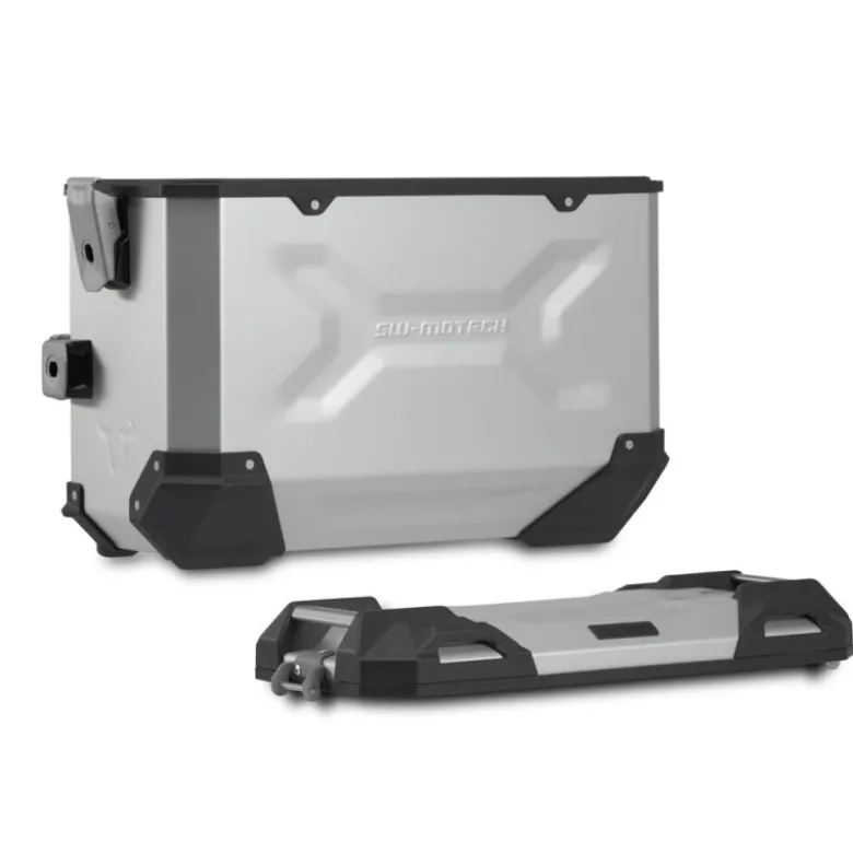 Kit Valigie e Supporti Sw-Motech TRAX ADV Argento 37/37 Litri KFT.01.699.70001/S