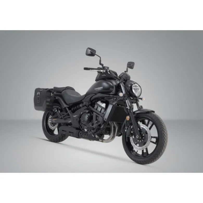 Legend Gear sist. borse laterali LC Black Edition Kawasaki Vulcan S (16-).