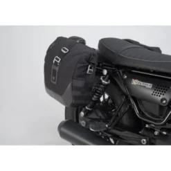 Legend Gear sist. borse laterali LC Black Edition Moto Guzzi V9 Roamer/Bobber (15-).