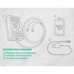 Localizzatore GPS Moto con Allarme Antifurto Komobi City Premium - Abbonamento 1 Anno Incluso