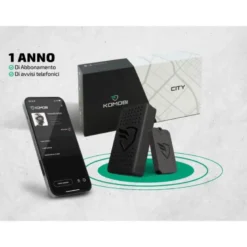 Localizzatore GPS Moto con Allarme Antifurto Komobi City Premium - Abbonamento 1 Anno Incluso