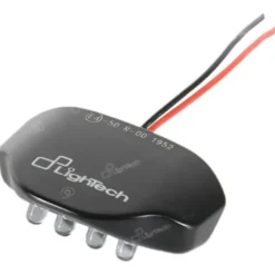Luce Targa A Led Alluminio (Omologata E4) Nero Opaco PTLA2NER Lightech
