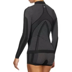 Maglia Intima Lupetto Tecnica Termica Antivento Unisex Sixs TS4 Plus Nero Carbon