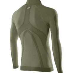 Maglia Intima Lupetto Tecnica Termica Unisex Sixs TS3 Verde Militare