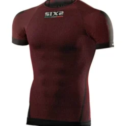 Maglia Intima Tecnica Termica Unisex Sixs TS1 Rosso Scuro
