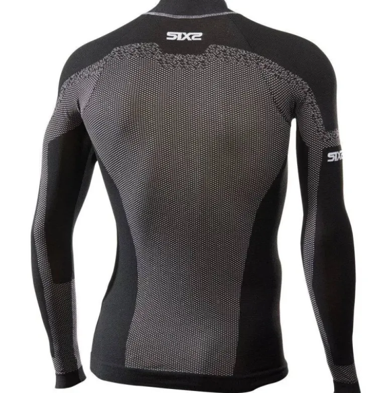Maglia Lupetto Tecnica Termica Unisex Sixs TS3L-BT Nero Carbon