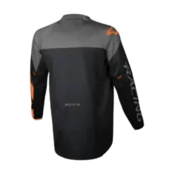 Maglia Unisex Fuoristrada Macna Backyard-1 Nero Arancio