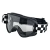 Maschera Moto Biltwell Moto 2.0 Checkers Nero Bianco