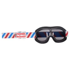 Maschera Moto Roeg Jettson Helix Nero Cinturino A Righe