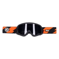 Maschera Moto Roeg Peruna Arancione Nero