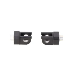 Materiale di montaggio per pedane regolabili EVO Nero Modelli Kawasaki
