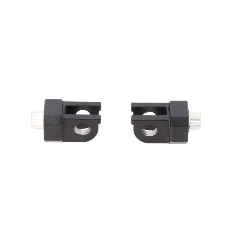 Materiale di montaggio per pedane regolabili EVO Nero Modelli Kawasaki