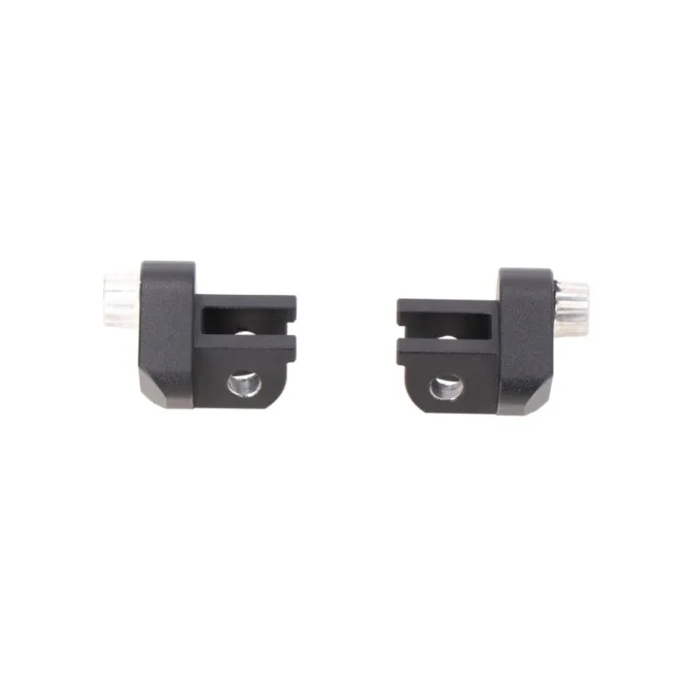 Materiale di montaggio per pedane regolabili EVO Nero Modelli Honda / Suzuki / KTM