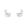 Materiale di montaggio per pedane regolabili ION Sw-Motech Argento. Kawasaki Versys 1100 (24-).