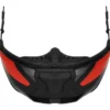 Mentoniera Ls2 Per Casco Scope FF902 Nero Rosso Opaco