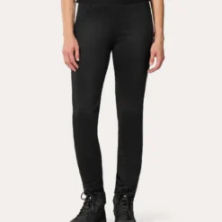 Pantalone Donna In Tessuto Revit Talia Nero Bianco Accorciato