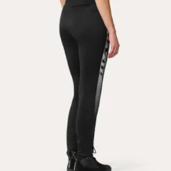 Pantalone Donna In Tessuto Revit Talia Nero Bianco Accorciato