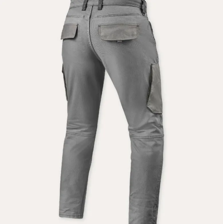 Pantalone In Tessuto Cargo Revit Brant Slim Grigio Standard L34
