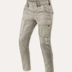 Pantalone In Tessuto Cargo Revit Brant Slim Sabbia Standard L34