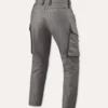 Pantalone In Tessuto Cargo Revit Tristan Tapered Grigio Extra Accorciato L30
