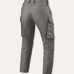 Pantalone In Tessuto Cargo Revit Tristan Tapered Grigio Extra Accorciato L30