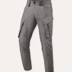 Pantalone In Tessuto Cargo Revit Tristan Tapered Grigio Extra Accorciato L30