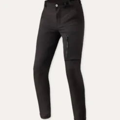Pantalone In Tessuto Revit Chino Terry Skinny Nero L32 Accorciato