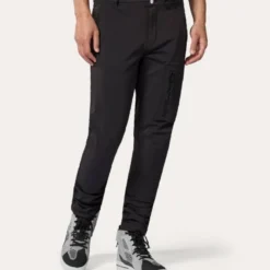 Pantalone In Tessuto Revit Chino Terry Skinny Nero L32 Accorciato