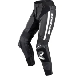 Pantaloni Donna in Pelle Spidi Rr Pro 2 Lady Nero Bianco