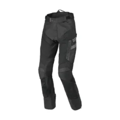 Pantaloni Donna In Tessuto Macna Cargo Qargon Nero Accorciato