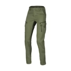Pantaloni Donna In Tessuto Macna Takar Verde Accorciato